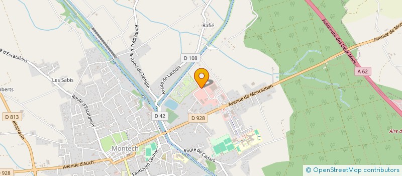 localisation de l'entreprise SYLVERIC à MONTECH