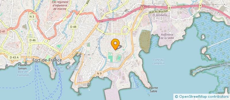 localisation de l'entreprise SYLVESTRE  FORT-DE-FRANCE