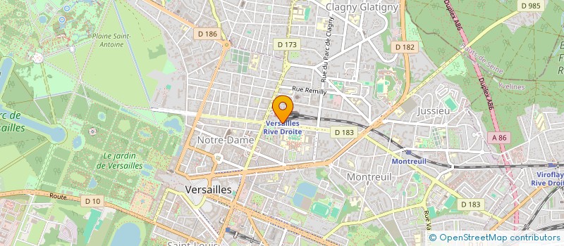 localisation de l'entreprise SYLVESTRE VERGER ORGANISATION ART à VERSAILLES