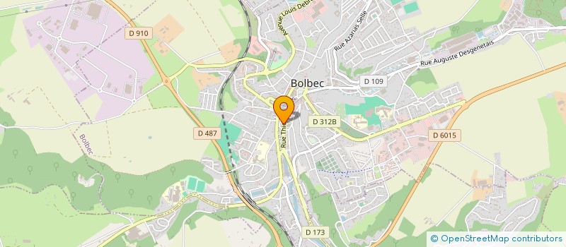 localisation de l'entreprise SYLVI à BOLBEC