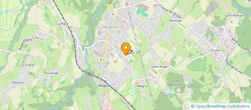 localisation de l'entreprise SYLVIAN PLOMBERIE à REIGNIER-ESERY