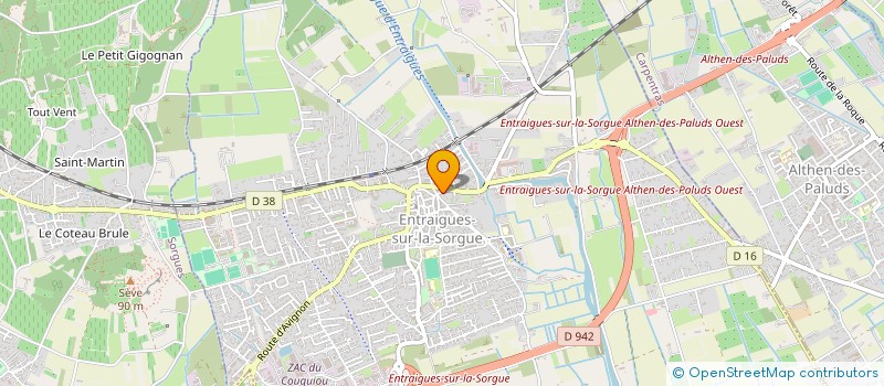 localisation de l'entreprise SYLVIANE  ENTRAIGUES-SUR-LA-SORGUE