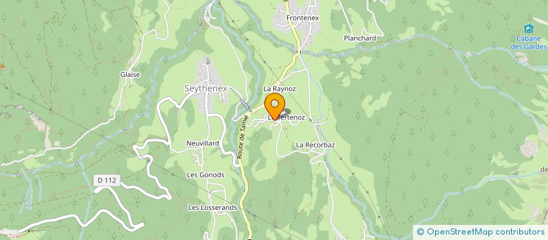 localisation de l'entreprise SYLVICULTURE EXPLOITATION BOIS  FAVERGES-SEYTHENEX