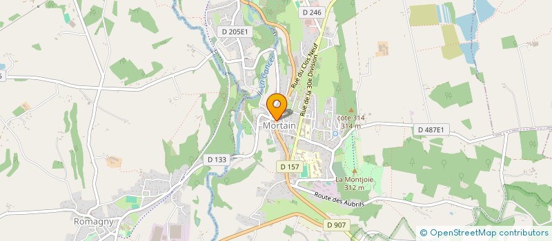 localisation de l'entreprise SYLVIDEO à MORTAIN-BOCAGE