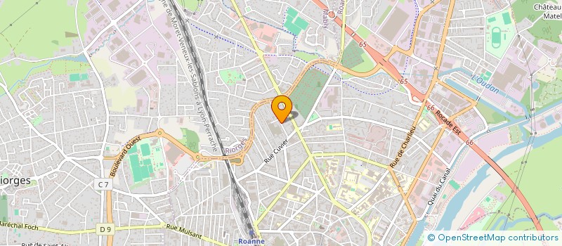 localisation de l'entreprise SYLVIE  ROANNE