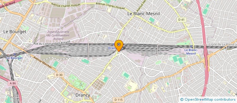 localisation de l'entreprise SYLVIE à DRANCY