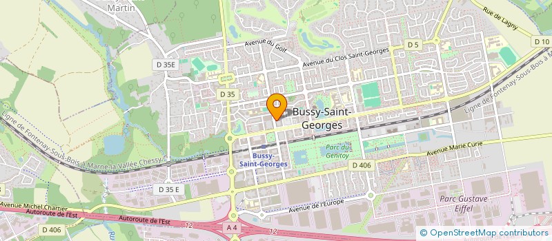 localisation de l'entreprise SYLVIE  BUSSY-SAINT-GEORGES