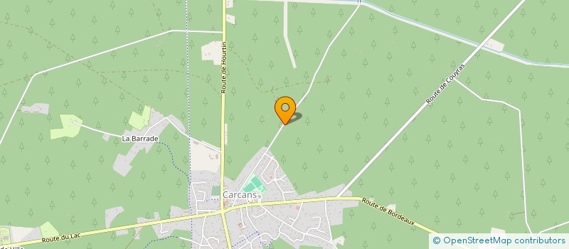 localisation de l'entreprise SYLVIE BRUNA DESIGN D'ESPACES  CARCANS