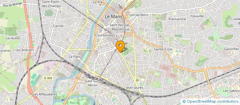 localisation de l'entreprise SYLVIE DECO  LE MANS