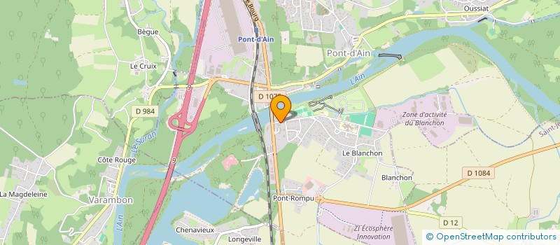 localisation de l'entreprise SYLVIE ET CLAUDE AGNIEL  PONT-D'AIN