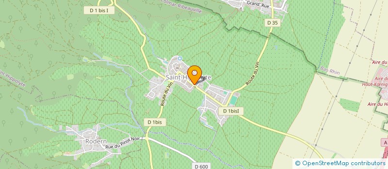 localisation de l'entreprise SYLVIE FAHRER SCEA  SAINT-HIPPOLYTE