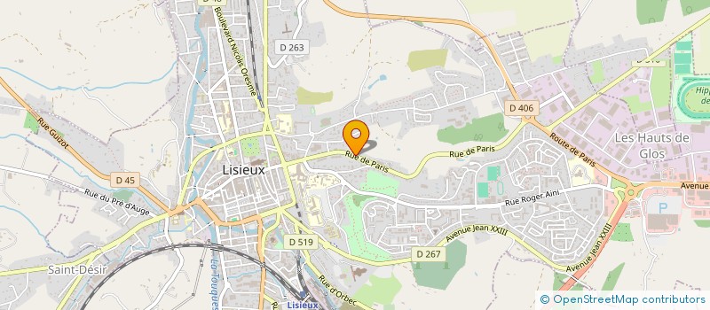 localisation de l'entreprise SYLVIE GRIMALDI INVESTISSEMENTS - S.G.I. à LISIEUX