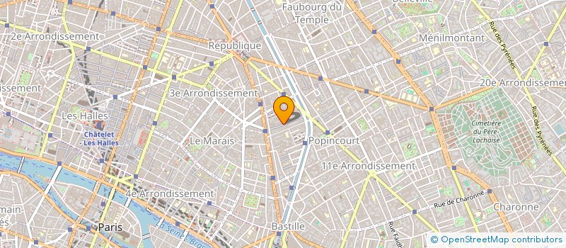 localisation de l'entreprise SYLVIE HADDAD SARL  PARIS