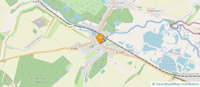 localisation de l'entreprise SYLVIE IMMO  PICQUIGNY