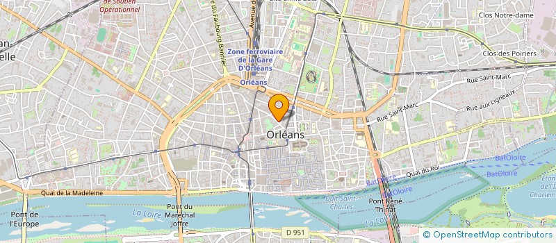 localisation de l'entreprise SYLVIE MAZARDO à ORLEANS