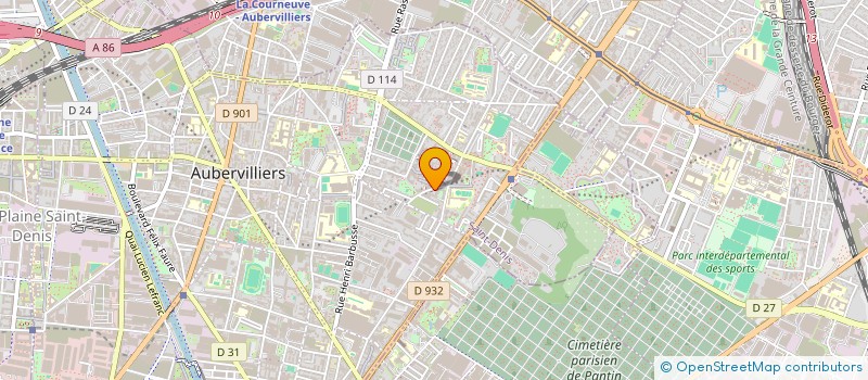 localisation de l'entreprise SYLVIE MODE  AUBERVILLIERS