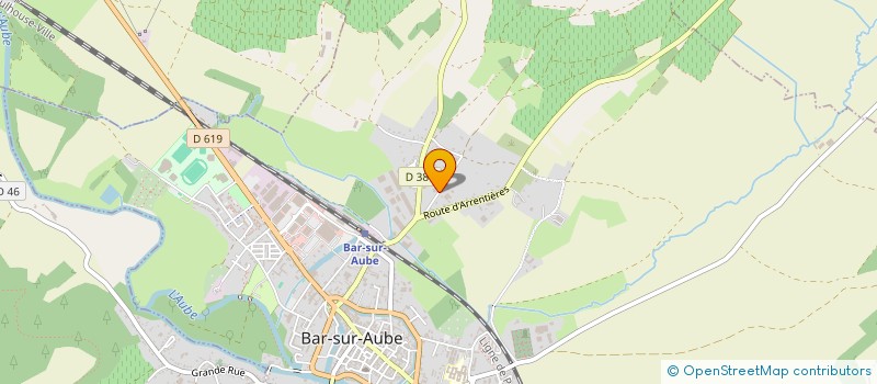 localisation de l'entreprise SYLVIE PLAS à BAR-SUR-AUBE