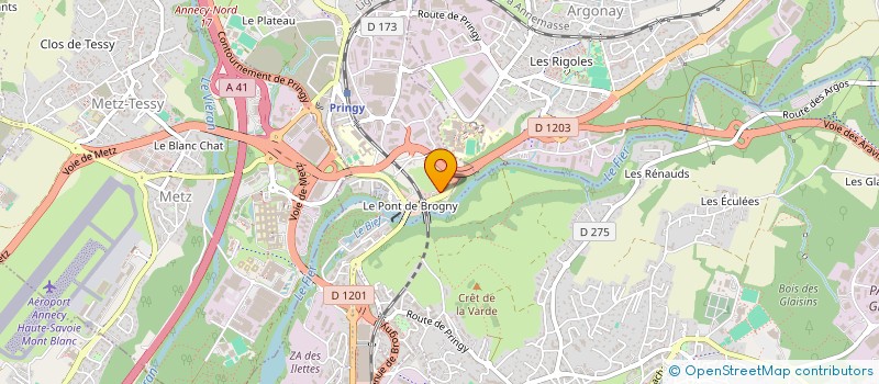 localisation de l'entreprise SYLVIE TAXI à ANNECY