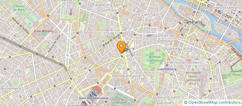 localisation de l'entreprise SYLVIE ZERAT SARL à PARIS