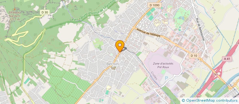 localisation de l'entreprise SYLVIEREMY  BERNIN