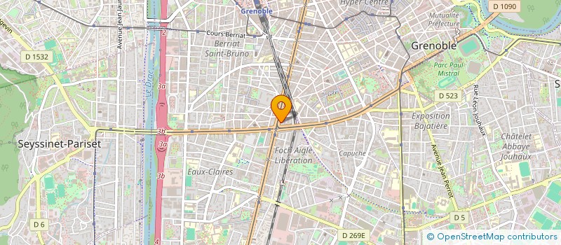 localisation de l'entreprise SYLVIMMO  GRENOBLE