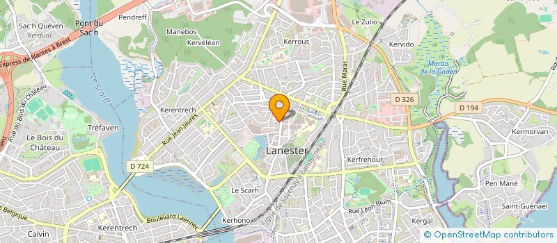 localisation de l'entreprise SYLVIO 360  LANESTER