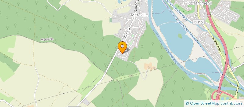 localisation de l'entreprise SYLVIO LOMBARDOZZI  MEREVILLE