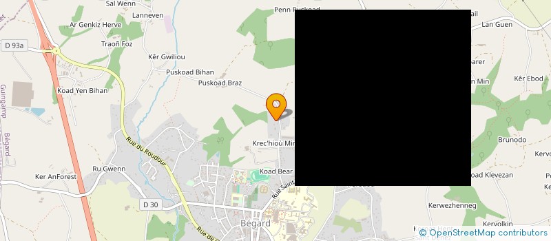 localisation de l'entreprise SYLYO  BEGARD