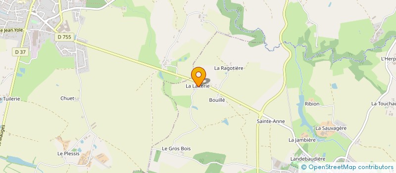 localisation de l'entreprise SYLYOLAB  LA GAUBRETIERE