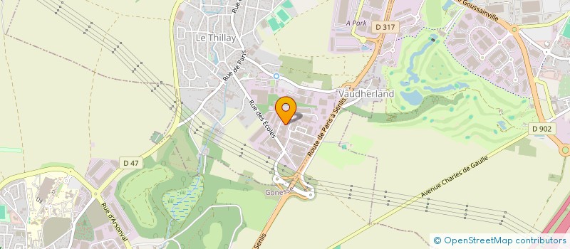 localisation de l'entreprise SYM 11  LE THILLAY