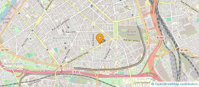 localisation de l'entreprise SYM à LILLE