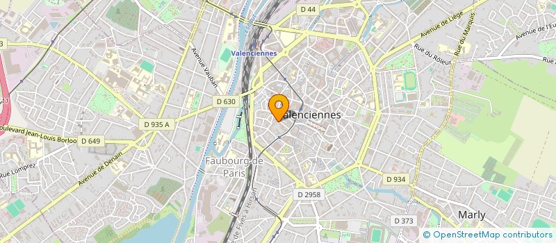 localisation de l'entreprise SYM  VALENCIENNES