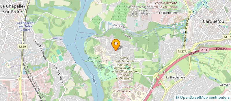 localisation de l'entreprise SYM à NANTES