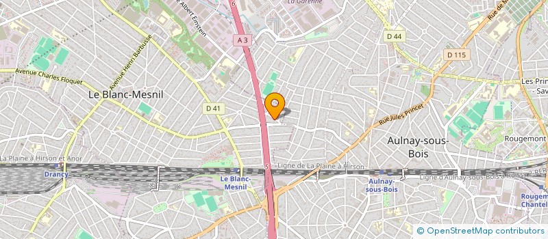 localisation de l'entreprise SYM.BAT à LE BLANC-MESNIL