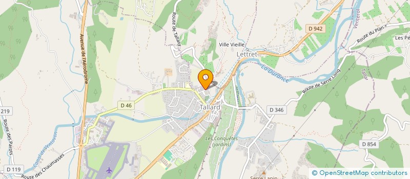 localisation de l'entreprise SYM ENERGIE  TALLARD