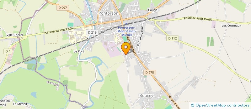 localisation de l'entreprise SYM EVOLUTION  PONTORSON