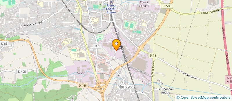 localisation de l'entreprise SYM GROUP  RIOM