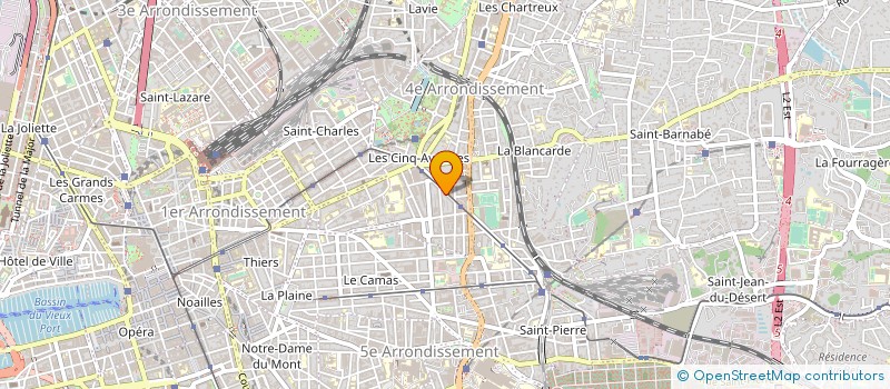 localisation de l'entreprise SYM'HAIR BEAUTY à MARSEILLE 4EME
