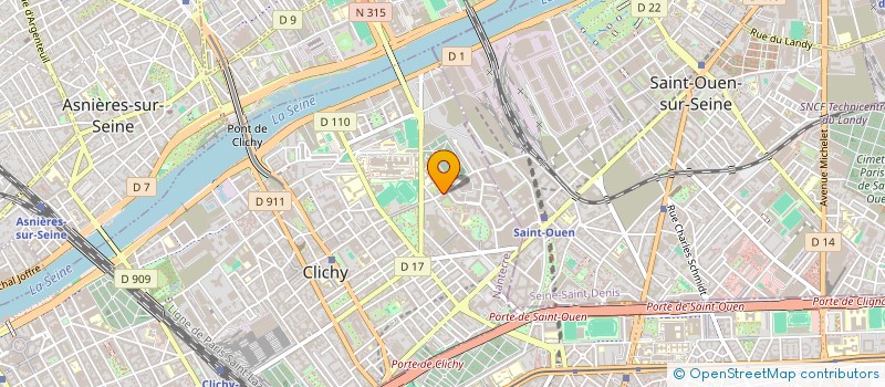 localisation de l'entreprise SYM TRANSPORT à CLICHY