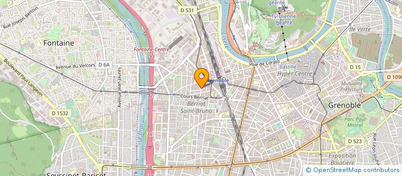 localisation de l'entreprise SYM2B à GRENOBLE