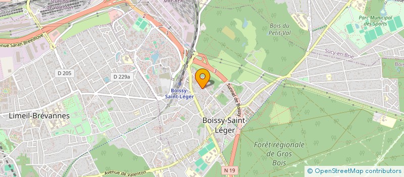 localisation de l'entreprise SYM2M à BOISSY-SAINT-LEGER