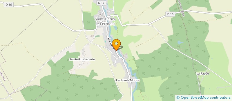 localisation de l'entreprise SYMA  SAINT-DENIS-LE-FERMENT