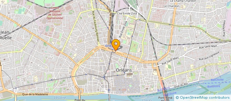 localisation de l'entreprise SYMA 45 à ORLEANS