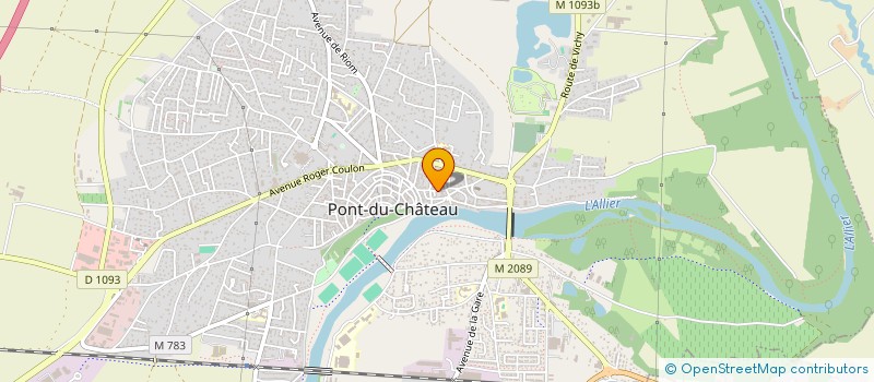 localisation de l'entreprise SYMA  PONT-DU-CHATEAU