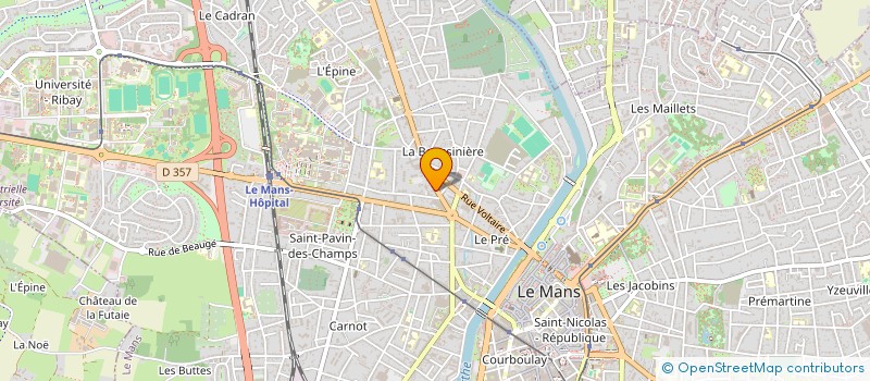 localisation de l'entreprise SYMA  LE MANS