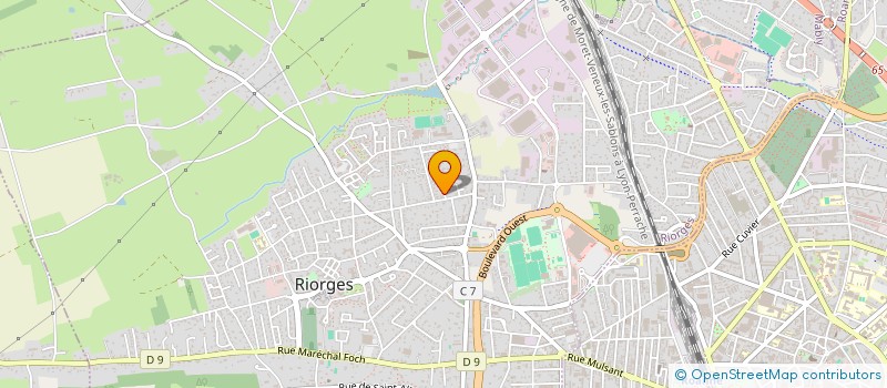 localisation de l'entreprise SYMA PROTEC à RIORGES