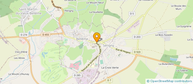 localisation de l'entreprise SYMAAN à BELLEME