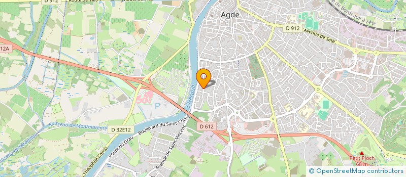 localisation de l'entreprise SYMACO  AGDE