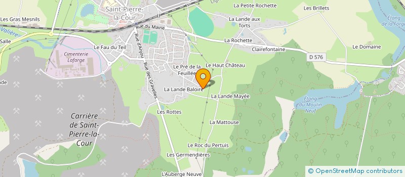 localisation de l'entreprise SYMACO  SAINT-PIERRE-LA-COUR