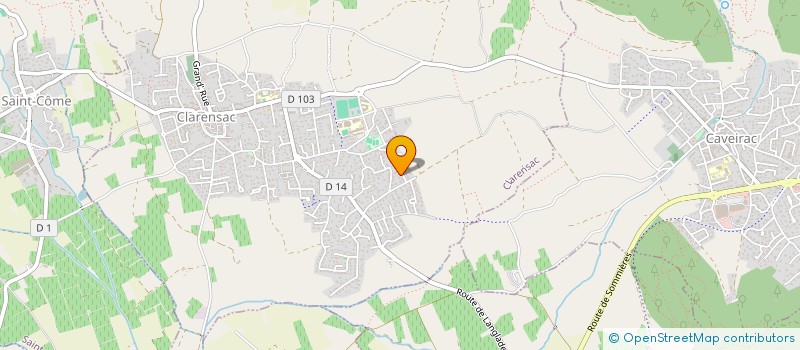 localisation de l'entreprise SYMAD  CLARENSAC